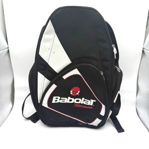 Babolat Team Tennis Backpack Men One Size Black White Red Padded Racquet Storage